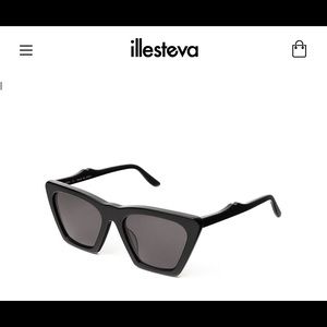 Illesteva Lisbon Sunglasses in Black